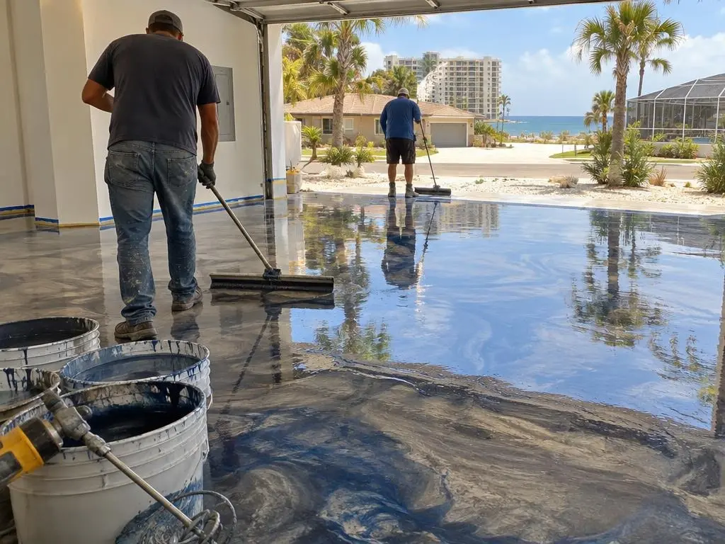 Metallic Epoxy Floors in Daytona Beach, FL