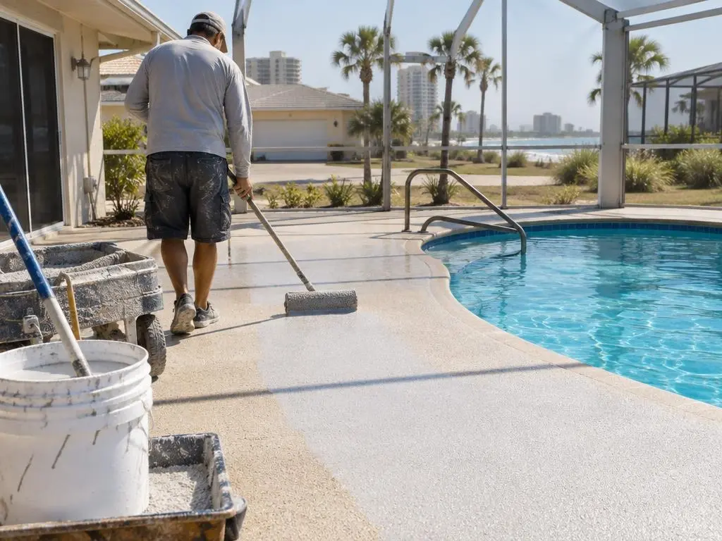 Patio & Pool Deck Coatings in Daytona Beach, FL
